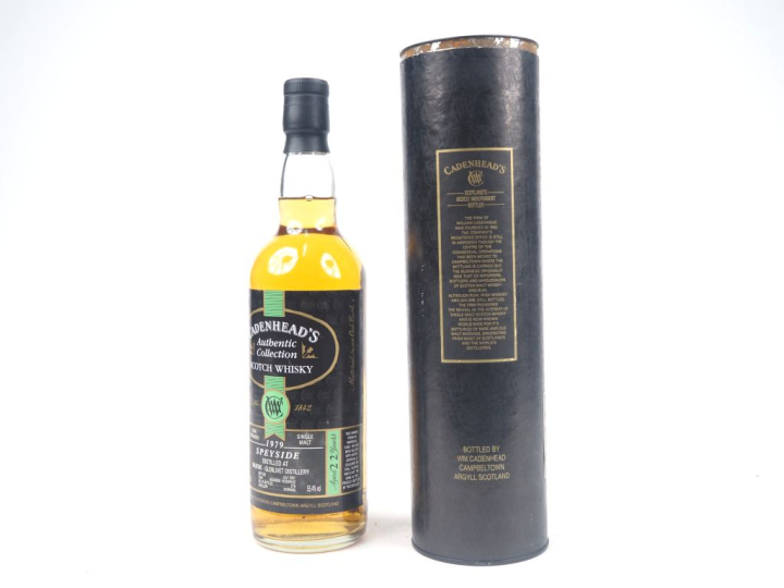 BALVENIE-GLENLIVET 22 YEARS CADENHEADS DISTILLED : 1979 - BOTTLED : 07
