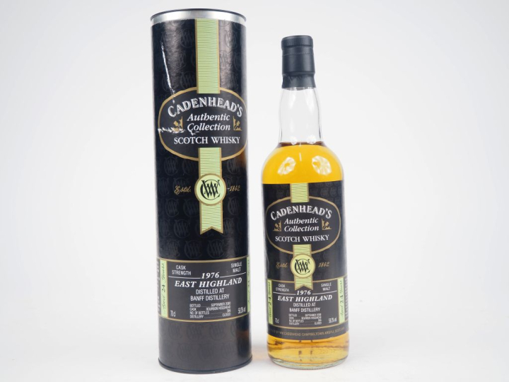 BANFF 24 YEARS CADENHEADS DISTILLED : 1976 - BOTTLED : 09/2000 - 58.3 