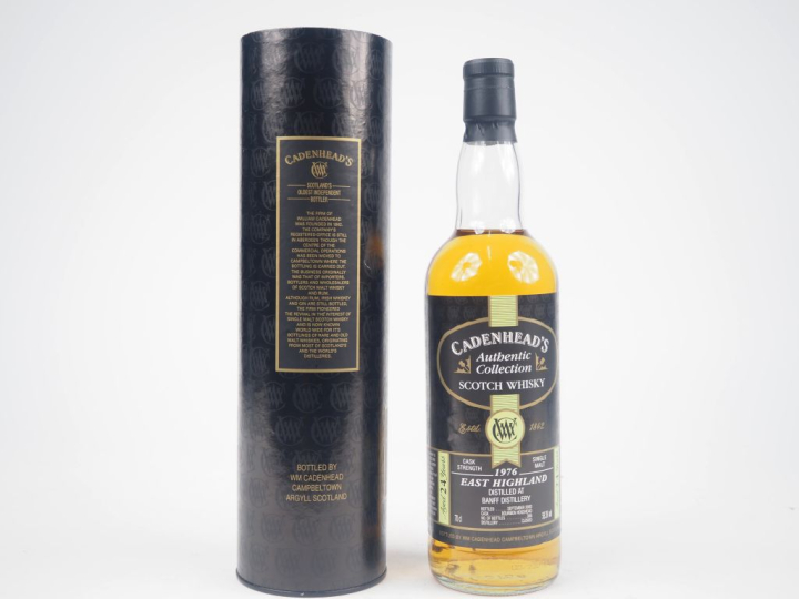 BANFF 24 YEARS CADENHEADS DISTILLED : 1976 - BOTTLED : 09/2000 - 58.3 