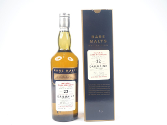 Vente aux enchères DAILUANE 22 YEARS RARE MALTS SELECTION DISTILLED : 1973 - BOTTLED : 19
