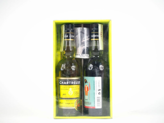 Vente aux enchères 1 COFFRET CHARTREUSE (35 CL) JAUNE ET VERTE "SANTA TECLA" - 2016