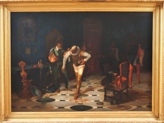Vente aux enchères Jean Achille BLAIRSY. (d'après) "Henri II" copie du tableau du Musée d