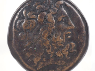 Vente aux enchères Royaume de Lagide, 247 - 222 Av J.C Pièce en bronze. Diam. 32 mm.