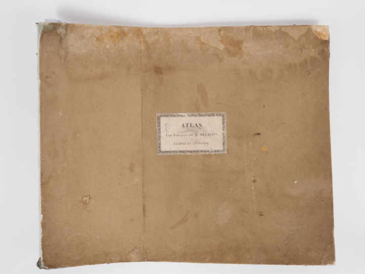 [ATLAS]. BELZONI (G.). ATLAS DES VOYAGES, RECHERCHES ET DÉCOUVERTES DE