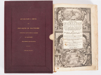 Vente aux enchères WALLHAUSEN (J.-J.). ART MILITAIRE À CHEVAL. INSTRUCTION DES PRINCIPES 