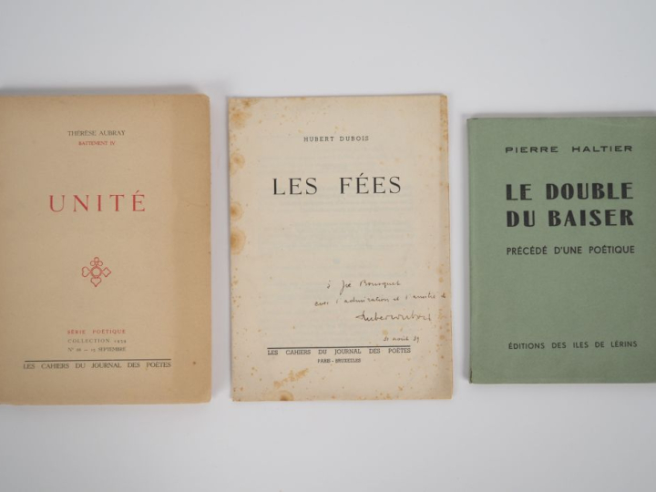 AUBRAY (Thérèse). UNITÉ. Les Cahiers du Journal des Poètes, 1939. In-8