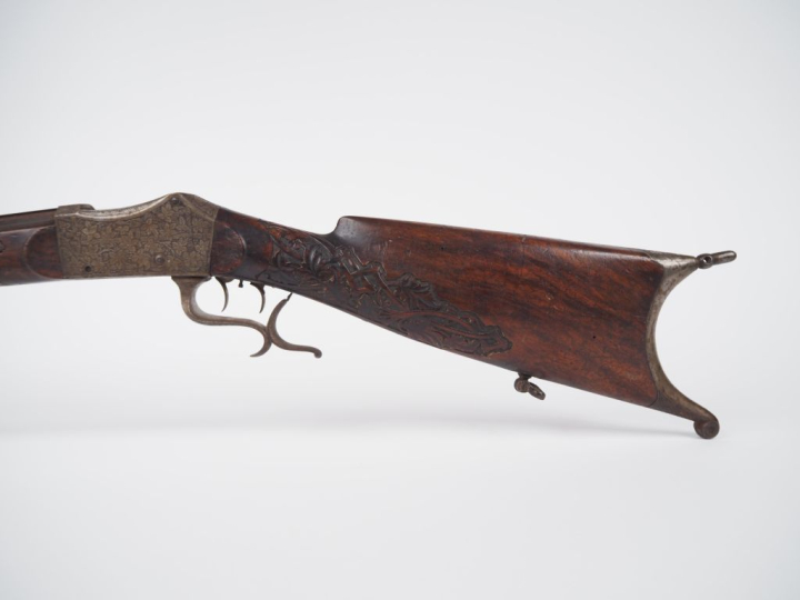 Carabine de tir système Martini.  Canon à pans cannelé. Boitier de cul