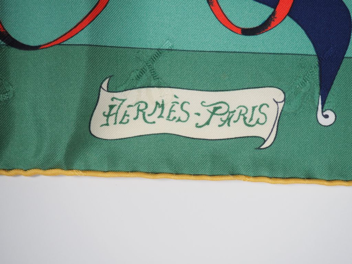 HERMES, Paris Carré de soie, modèle "Le carnaval de Venise". Design pa