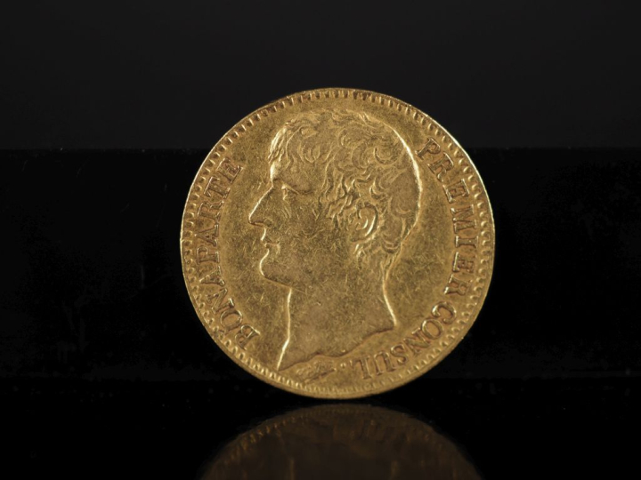 Pièce de 40 Francs or, Napoléon Premier Consul, An XI-A. FRAIS ACHETEU