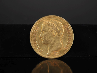 Vente aux enchères Pièce de 40 Francs or, Napoléon Empereur, 1811-A. FRAIS ACHETEURS 10% 