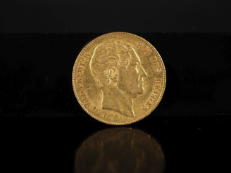Vente aux enchères Pièce de 20 Francs or belge, Leopold Premier, 1865. FRAIS ACHETEURS 10