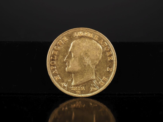 Vente aux enchères Pièce de 40 Lire or, Napoleone Imperatore, 1812-M. FRAIS ACHETEURS 10%