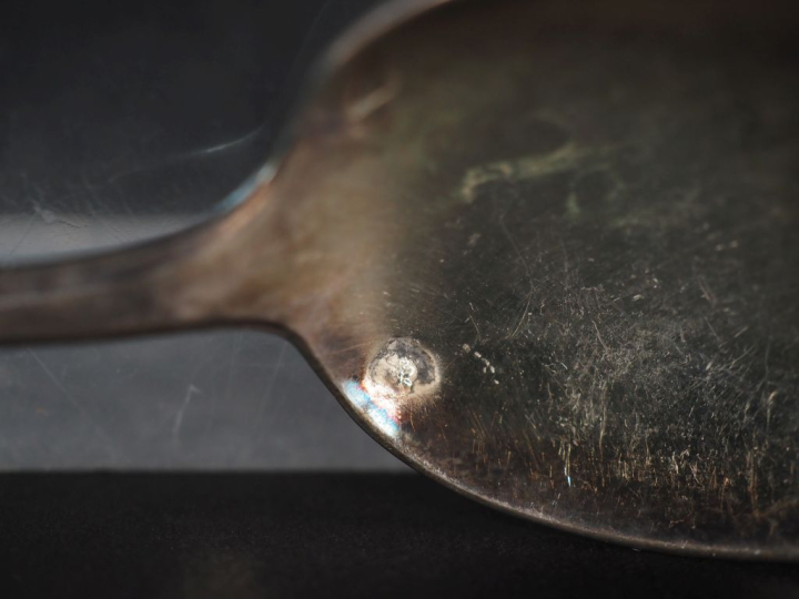 Dix différentes cuillères en argent 925, poinçon Minerve, à décor de b