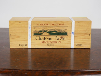 Vente aux enchères 1 BOUTEILLE CHÂTEAU PAVIE 1er GCC SAINT ÉMILION - 2010 - CBO CERCLÉE -
