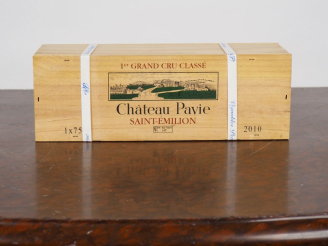Vente aux enchères 1 BOUTEILLE CHÂTEAU PAVIE 1er GCC SAINT ÉMILION - 2010 - CBO CERCLÉE -