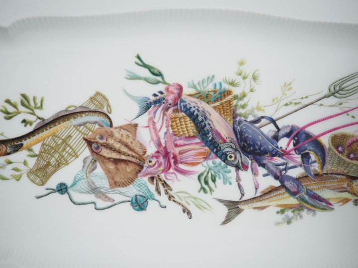 HAVILAND à Limoges. Partie de servce de table en porcelaine modèle "Ca
