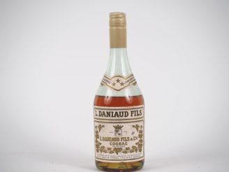 Vente aux enchères 1 BOUTEILLE COGNAC L. DANIAUD FILS - NIVEAU BAS 