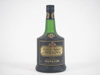 Vente aux enchères 1 BOUTEILLE COGNAC FINE CHAMPAGNE 'NAPOLÉON' PRINCE HUBERT DE POLIGNAC