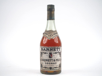 Vente aux enchères 1 BOUTEILLE COGNAC*** BARNETT   FILS - NIVEAU LÉGÈREMENT BAS 