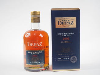 Vente aux enchères 1 BOUTEILLE RHUM AGRICOLE MARTINIQUE HORS D'ÂGE 'LES MILLÉSIMES' DEPAZ