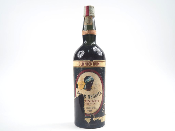 1 VIEILLE BOUTEILLE (1 L) RHUM BARDINET NEGRITA - EA 