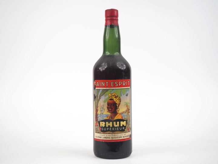 1 VIEILLE BOUTEILLE RHUM SAINT ESPRIT - ETLA 