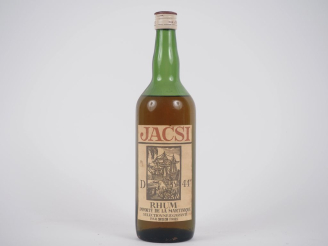 Vente aux enchères 1 BOUTEILLE RHUM MARTINIQUE JACSI 44% - NIVEAU LÉGÈREMENT BAS 