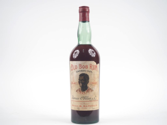 Vente aux enchères 1 VIEILLE BOUTEILLE (1 L) RHUM OLD BOB RUM JAMES O'KLAN   Cie MAISON B