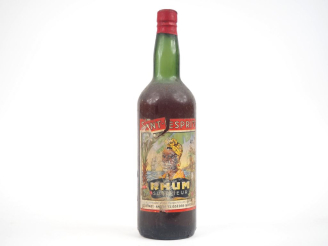 Vente aux enchères 1 VIEILLE BOUTEILLE RHUM SAINT ESPRIT - NIVEAU LÉGÈREMENT BAS/EA/ES/BS