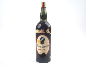 Vente aux enchères 1 VIEILLE BOUTEILLE (1 L) RHUM BARDINET NEGRITA - EA 