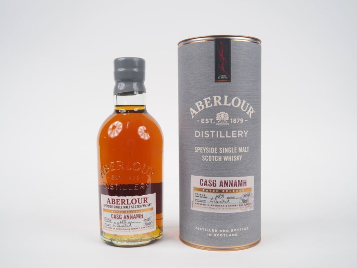1 BOUTEILLE WHISKY ABERLOUR CASG ANNAMH BATCH : 0008 48% - COFFRET 
