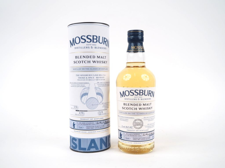 1 BOUTEILLE WHISKY MOSSBURN ISLAND BLENDED MALT NEIL MAC LEOD MATHIESO
