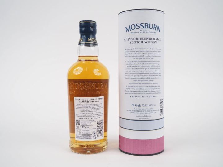 1 BOUTEILLE WHISKY MOSSBURN SPEYSIDE BLENDED MALT NEIL MAC LEOD MATHIE