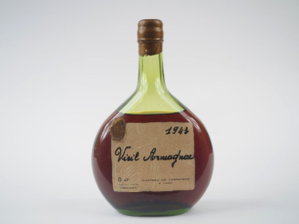 Vente aux enchères 1 BOUTEILLE VIEIL ARMAGNAC CHÂTEAU DE CASSAIGNE 42% - 1943 - NIVEAU BA
