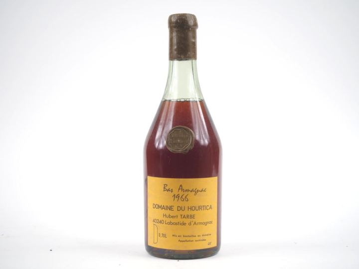 1 BOUTEILLE BAS ARMAGNAC DOMAINE DU HOURTICA 48% - 1966