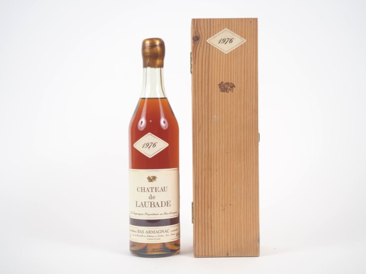 1 BOUTEILLE BAS ARMAGNAC CHÂTEAU DE LAUBADE - 1976 - CBO 