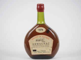 Vente aux enchères 1 BOUTEILLE BAS ARMAGNAC DOMAINE DE MALARTIC - 1978