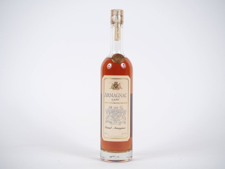 1 BOUTEILLE (50 cl) GRAND ARMAGNAC - 1986