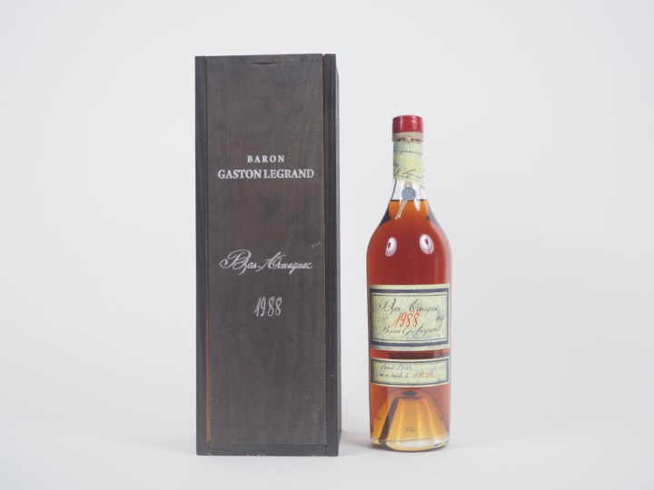1 BOUTEILLE BAS ARMAGNAC BARON GASTON LEGRAND - 1988 - CBO 