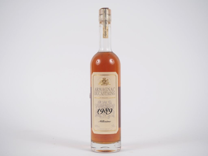 1 BOUTEILLE (50 cl) ARMAGNAC DUCASTAING - 1989 
