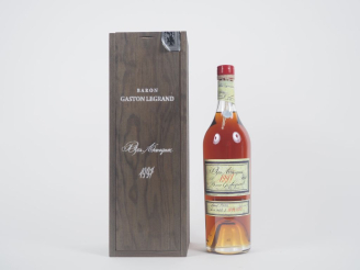 Vente aux enchères 1 BOUTEILLE BAS ARMAGNAC BARON GASTON LEGRAND - 1997 - CBO 