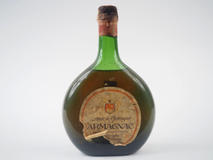1 BOUTEILLE ARMAGNAC PRINCE DE GASCOGNE - NIVEAU LÉGÈREMENT BAS/EA 