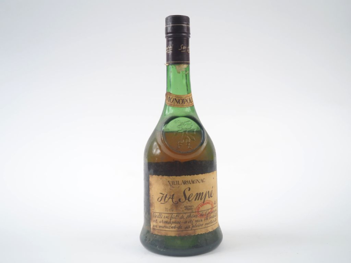 1 BOUTEILLE VIEIL ARMAGNAC SEMPÉ - NIVEAU BAS 