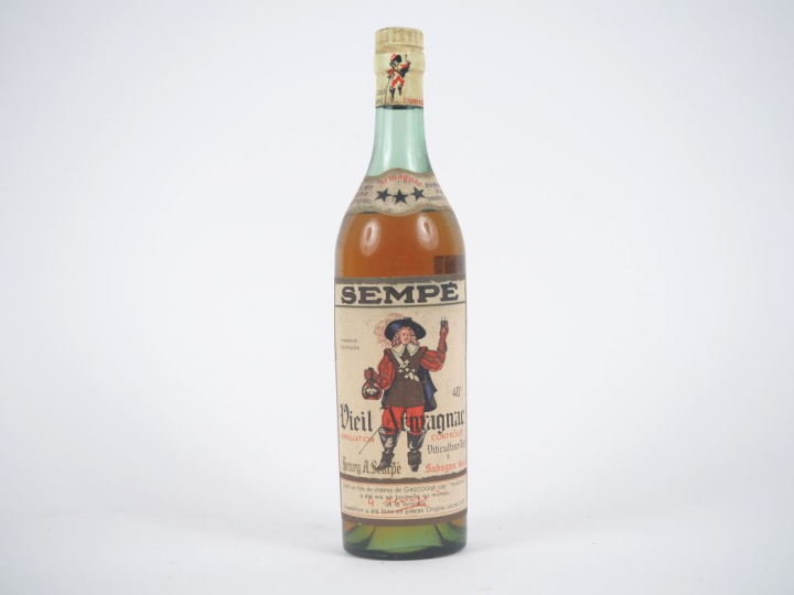 1 BOUTEILLE VIEIL ARMAGNAC SEMPÉ - NIVEAU BAS 