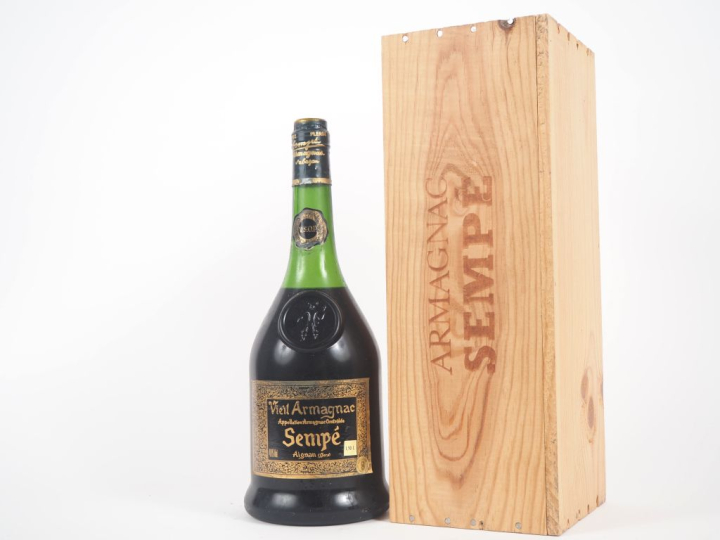 1 MAGNUM VIEIL ARMAGNAC V.S.O.P SEMPÉ - NIVEAU LÉGÈREMENT BAS/CBO 