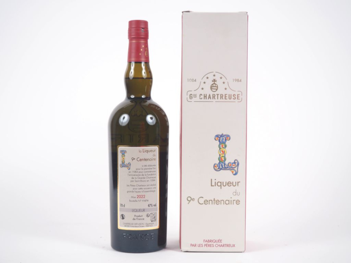 1 BOUTEILLE CHARTREUSE LIQUEUR DU 9ème CENTENAIRE - 2022 - N°11474 - C