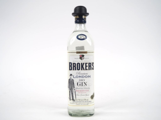 Vente aux enchères 1 BOUTEILLE GIN LONDON DRY BROKER'S 47%  