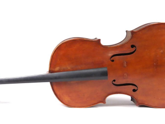 Vente aux enchères Très rare Violone Tyrolien arlequin, dos, tête et eclisse Tyrole fait 