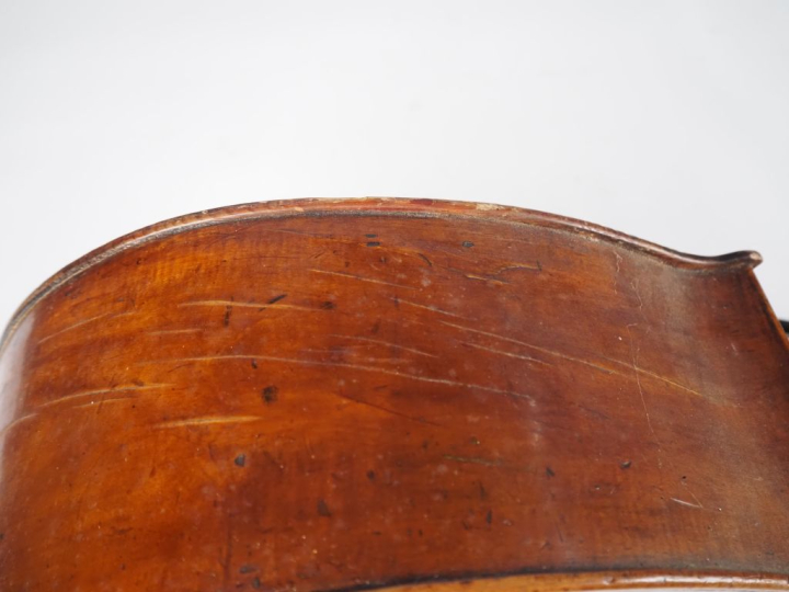 Très rare Violone Tyrolien arlequin, dos, tête et eclisse Tyrole fait 