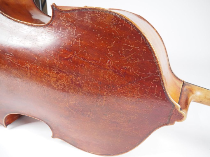 Très belle contrebasse  3/4 fait par Emilie Menesson vers 1880 à Reims